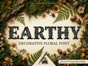 Earthy Fonts for Natural Web & Print Design