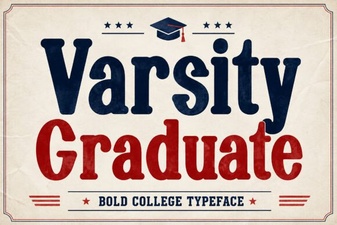 Varsity Graduate Font Design Guide & Ideas