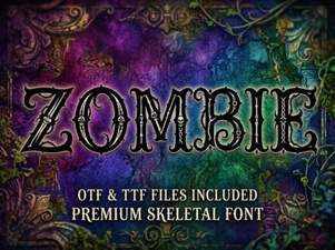 Zombie Font Design Ideas and Creative Uses