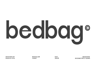 Bedbag Font for Modern Web Design Projects